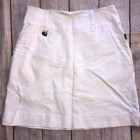 𝅺nwot Womens Size 2 Swing Control White Skort - Picture 1 of 8